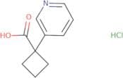 1-(Pyridin-3-yl)cyclobutane-1-carboxylic acid hydrochloride