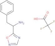 1-(1,2,4-Oxadiazol-5-yl)-2-phenylethan-1-amine, trifluoroacetic acid