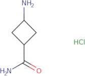 3-Aminocyclobutane-1-carboxamide hydrochloride