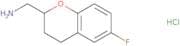 (6-Fluoro-3,4-dihydro-2H-1-benzopyran-2-yl)methanamine hydrochloride