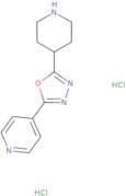 4-[5-(Piperidin-4-yl)-1,3,4-oxadiazol-2-yl]pyridine dihydrochloride