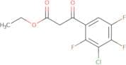 Ethyl 3-chloro-2,4,5-trifluorobenzoylacetate