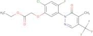 Ethyl 2-[2-Chloro-4-Fluoro-5-[5-Methyl-6-Oxo-4-(Trifluoromethyl)Pyridazin-1-Yl]Phenoxy]Acetate