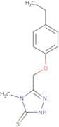5-[(4-Ethylphenoxy)methyl]-4-methyl-4H-1,2,4-triazole-3-thiol