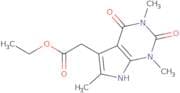 Ethyl (1,3,6-trimethyl-2,4-dioxo-2,3,4,7-tetrahydro-1H-pyrrolo[2,3-d]pyrimidin-5-yl)acetate