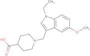 1-[(1-Ethyl-5-methoxy-1H-indol-3-yl)methyl]piperidine-4-carboxylic acid