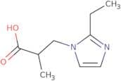 3-(2-Ethyl-1H-imidazol-1-yl)-2-methylpropanoic acid
