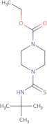 Ethyl 4-(((tert-butyl)amino)thioxomethyl)piperazinecarboxylate