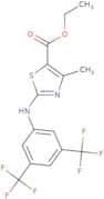 Ethyl 3-((3,5-bis(trifluoromethyl)phenyl)amino)-5-methyl-2,4-thiazolecarboxylate