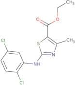 ethyl 3-((2,5-dichlorophenyl)amino)-5-methyl-2,4-thiazolecarboxylate