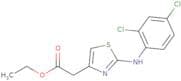 Ethyl 2-(4-(2,4-dichlorophenylamino)-3,5-thiazolyl)acetate