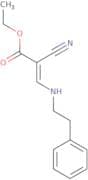 ethyl 2-nitrilo-3-((2-phenylethyl)amino)prop-2-enoate