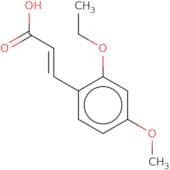 2-Ethoxy-4-methoxycinnamic acid