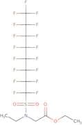 Ethyl N-ethyl-N-[(heptadecafluorooctyl)sulphonyl]glycinate