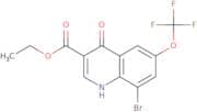 Ethyl 8-broMo-4-hydroxy-6-(trifluoroMethoxy)quinoline-3-carboxylate