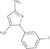 1-(3-Fluorophenyl)-3-methyl-1H-pyrazol-5-amine