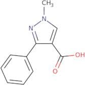1-Methyl-3-phenyl-1H-pyrazole-4-carboxylic acid