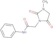 2-(3-Methyl-2,5-dioxoimidazolidin-1-yl)-N-phenylacetamide