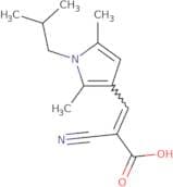 2-Cyano-3-[2,5-dimethyl-1-(2-methylpropyl)-1H-pyrrol-3-yl]prop-2-enoic acid