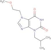 7-(2-Methoxyethyl)-3-(2-methylpropyl)-2,3,6,7-tetrahydro-1H-purine-2,6-dione