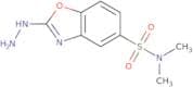 2-Hydrazinyl-N,N-dimethyl-1,3-benzoxazole-5-sulfonamide