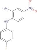 1-N-(4-Fluorophenyl)-4-nitrobenzene-1,2-diamine