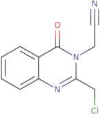 2-[2-(Chloromethyl)-4-oxo-3,4-dihydroquinazolin-3-yl]acetonitrile