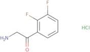 2-Amino-1-(2,3-difluorophenyl)ethanone hydrochloride