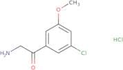 2-Amino-1-(3-chloro-5-methoxyphenyl)ethan-1-one hydrochloride