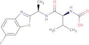 [(2S)-1-{[(1R)-1-(6-Fluoro-1,3-Benzothiazol-2-Yl)Ethyl]Amino}-3-Methyl-1-Oxo-2-Butanyl]Carbamic Ac…