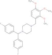 1-[Bis(4-Fluorophenyl)methyl]-4-[(2,3,4-trimethoxyphenyl)methyl]piperazine