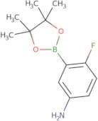 4-Fluoro-3-(4,4,5,5-tetramethyl-1,3,2-dioxaborolan-2-yl)aniline