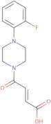 3-((2-Fluorophenyl)piperazinylcarbamoyl)prop-2-enoic acid