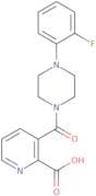3-((4-(2-Fluorophenyl)piperazinyl)carbonyl)pyridine-2-carboxylic acid
