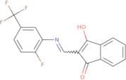 2-(((2-Fluoro-5-(trifluoromethyl)phenyl)amino)methylene)indane-1,3-dione