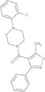 4-(2-fluorophenyl)piperazinyl 5-methyl-3-phenylisoxazol-4-yl ketone