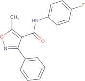 N-(4-Fluorophenyl)(5-methyl-3-phenylisoxazol-4-yl)formamide
