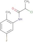 N-(5-Fluoro-2-methylphenyl)-2-chloropropanamide
