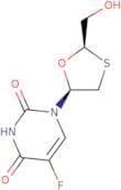 cis 5-Fluoro-1-[2-(hydroxymethyl)-1,3-oxathiolan-5-yl]-2,4(1H,3H)- pyrimidinedione