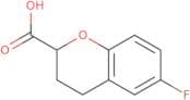 6-Fluoro-3,4-dihydro-2H-1-benzopyran-2-carboxylic acid