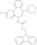 Fmoc-(R,S)-3-amino-N-1-carboxymethyl-2-oxo-5-cyclohexyl-1,4-benzodiazepine