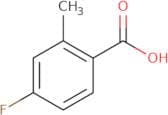 4-Fluoro-2-methylbenzoic acid