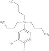 2-Fluoro-3-methyl-5-(tributylstannyl)pyridine