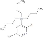 2-Fluoro-5-methyl-3-(tributylstannyl)pyridine