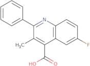 6-Fluoro-3-methyl-2-phenylquinoline-4-carboxylic acid