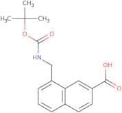 8-(([(tert-Butoxy)carbonyl]amino)methyl)naphthalene-2-carboxylic acid