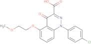 1-(4-Chlorophenyl)-5-(2-methoxyethoxy)-4-oxo-1,4-dihydrocinnoline-3-carboxylic acid