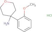 4-(2-Methoxyphenyl)oxan-4-amine hydrochloride