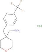 (4-[4-(Trifluoromethyl)phenyl]methyloxan-4-yl)methanamine hydrochloride