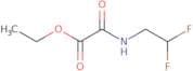 Ethyl [(2,2-difluoroethyl)carbamoyl]formate